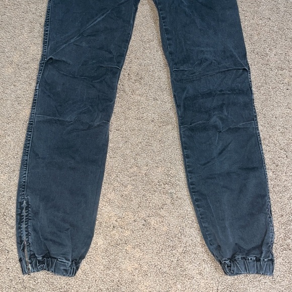 Nili Lotan Cropped French Military Pants Zip Jogger Ankle Carbon 4 - Picture 7 of 14